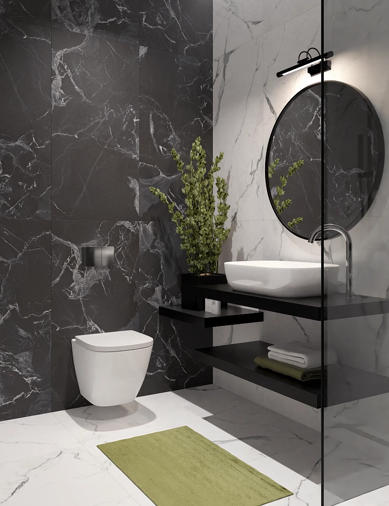 Керамогранит Primavera Dalim Black Матовый 60х120см (NR236)